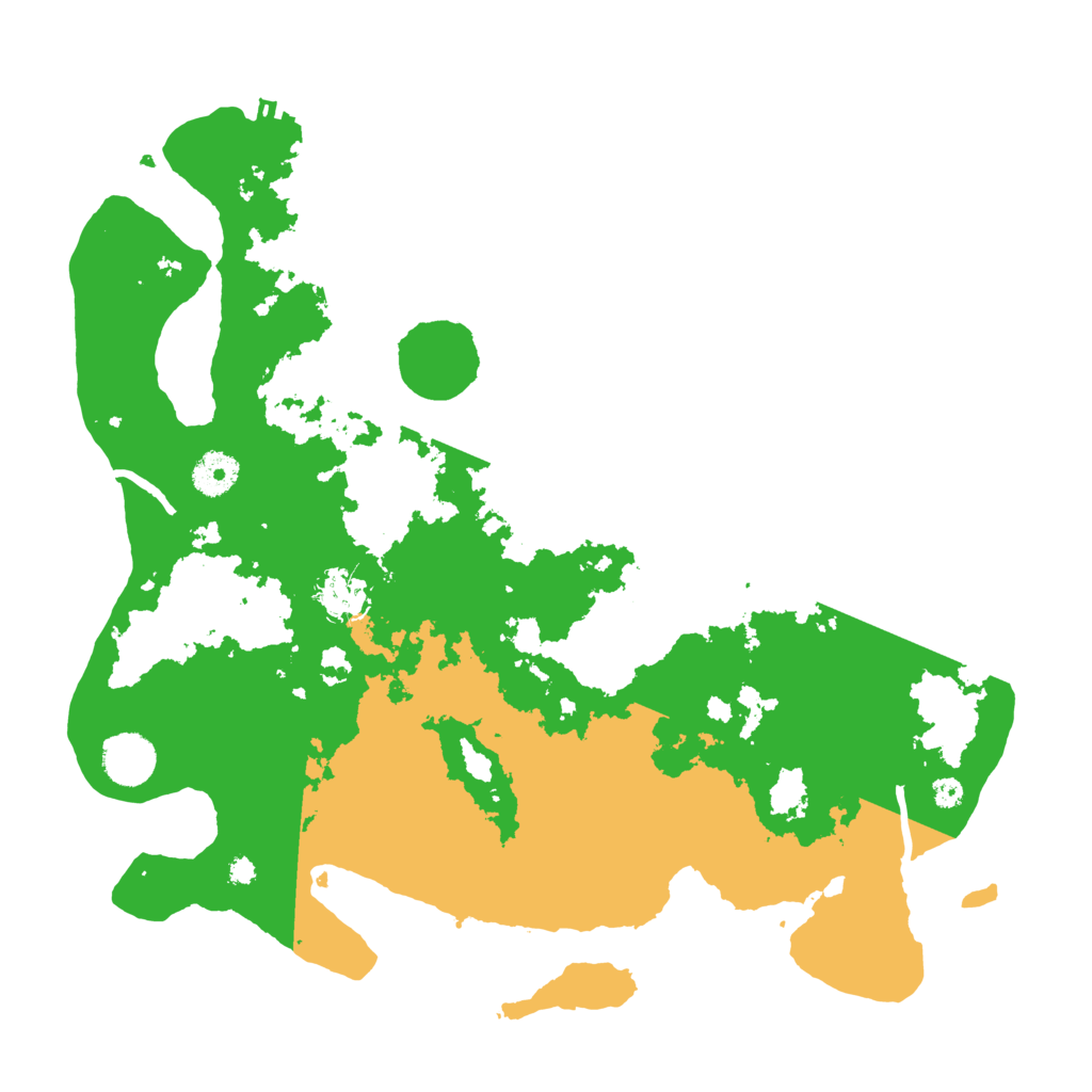 Biome Rust Map: Procedural Map, Size: 3700, Seed: 899841911