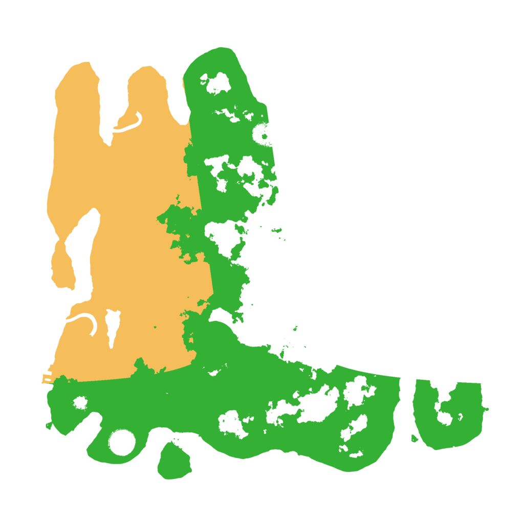 Biome Rust Map: Procedural Map, Size: 3500, Seed: 124572358