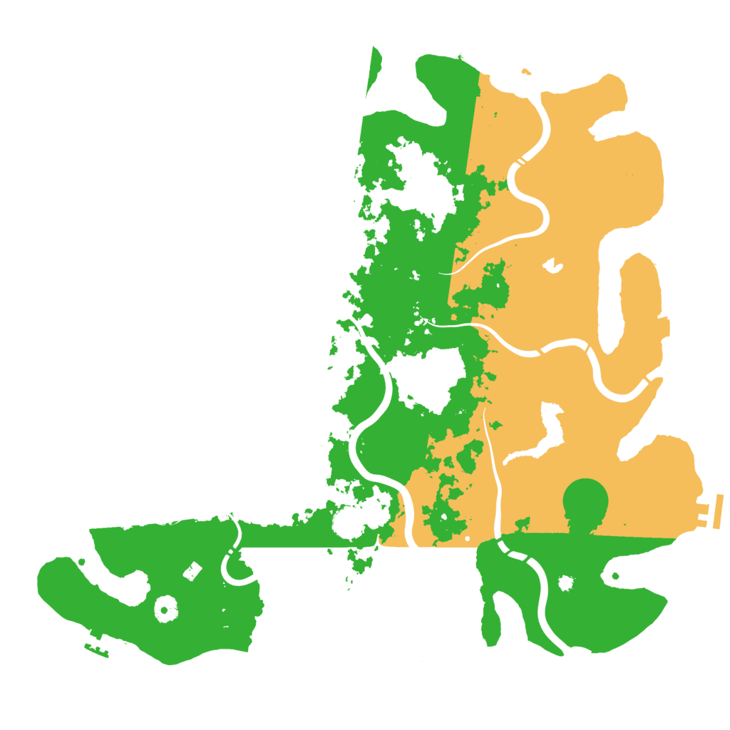 Biome Rust Map: Procedural Map, Size: 4250, Seed: 1154068262