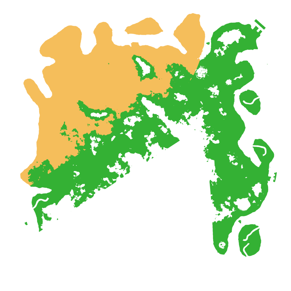 Biome Rust Map: Procedural Map, Size: 4500, Seed: 1733550197