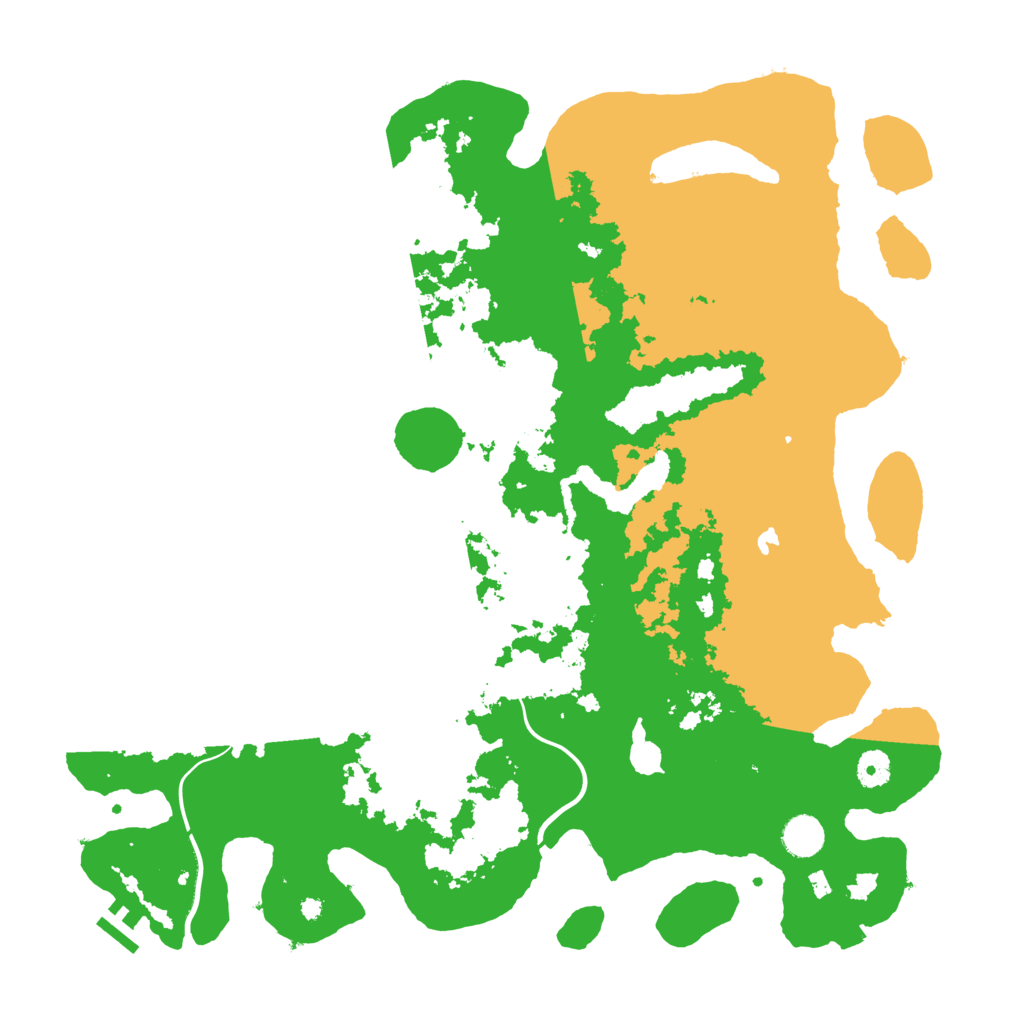 Biome Rust Map: Procedural Map, Size: 4300, Seed: 1102488079