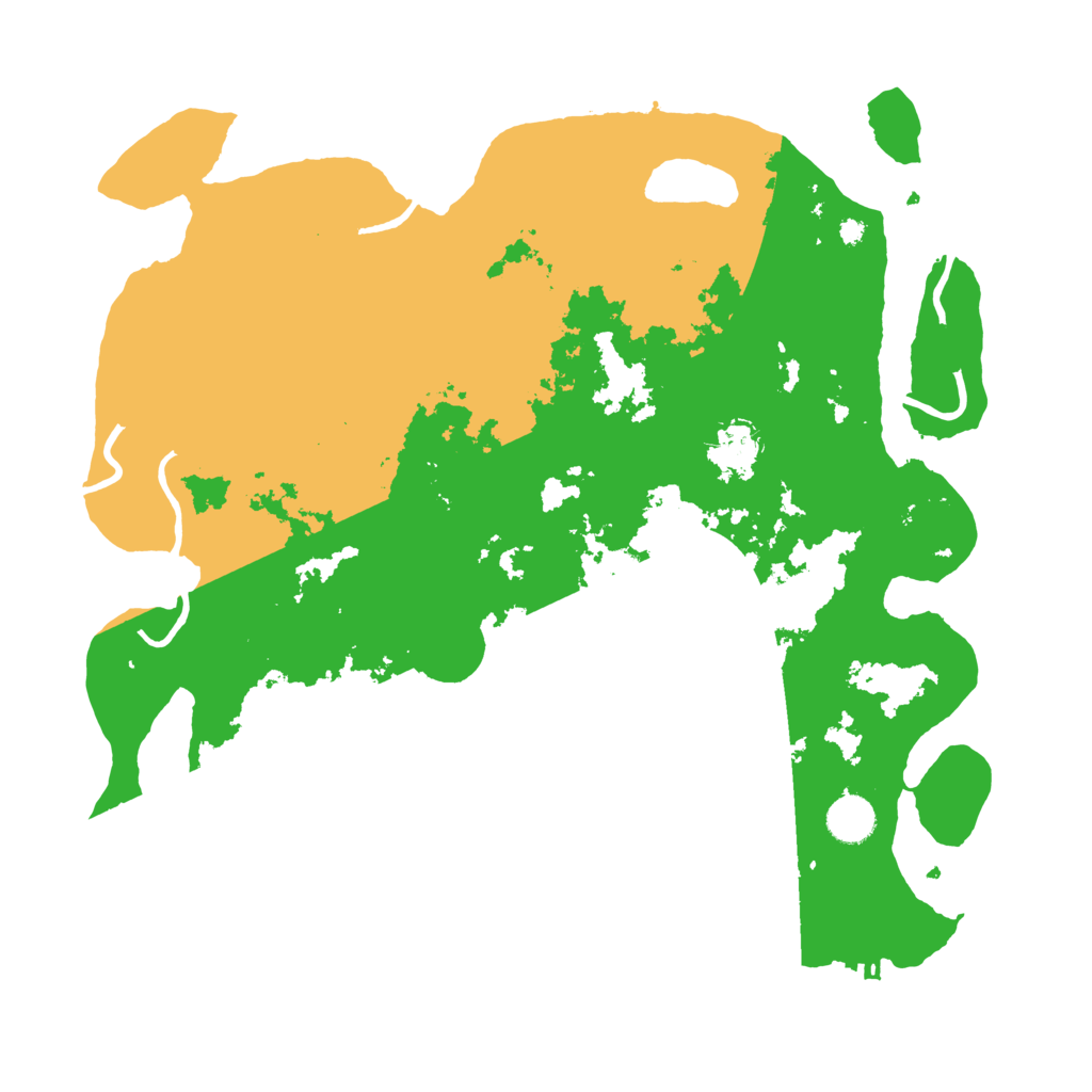 Biome Rust Map: Procedural Map, Size: 4000, Seed: 1989665796