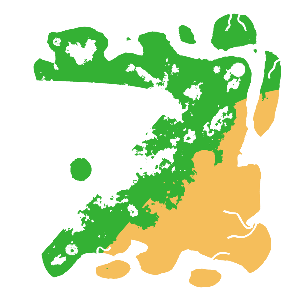 Biome Rust Map: Procedural Map, Size: 3800, Seed: 2100750081