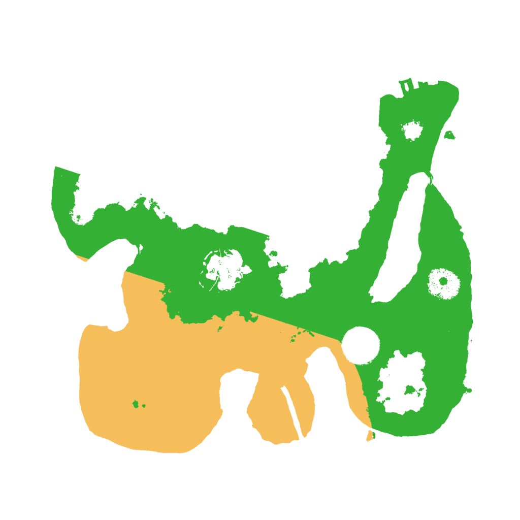 Biome Rust Map: Procedural Map, Size: 2500, Seed: 901183342