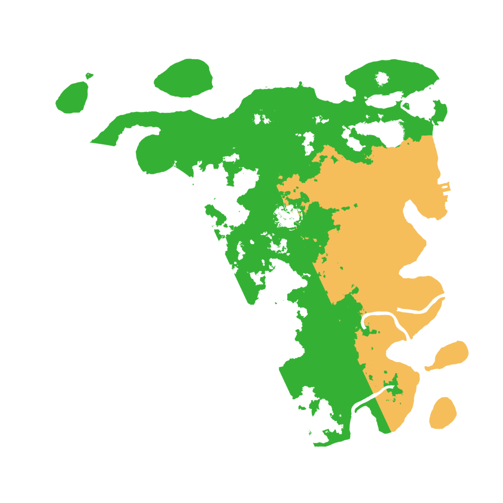 Biome Rust Map: Procedural Map, Size: 3500, Seed: 2109006246