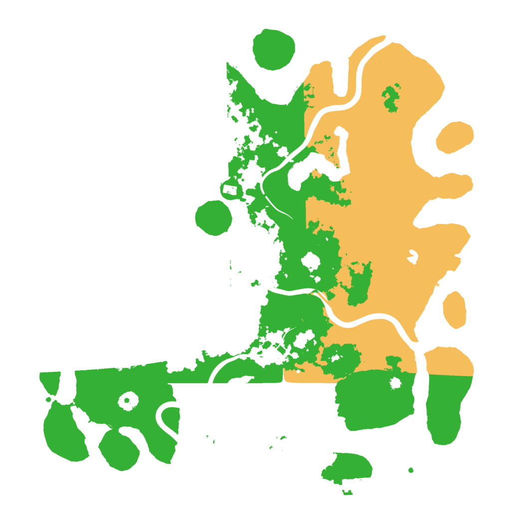 Biome Rust Map: Procedural Map, Size: 4000, Seed: 121282061