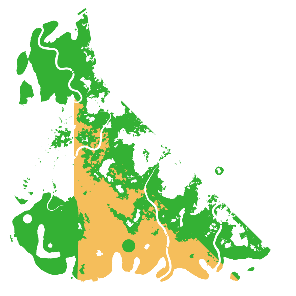 Biome Rust Map: Procedural Map, Size: 6000, Seed: 32852
