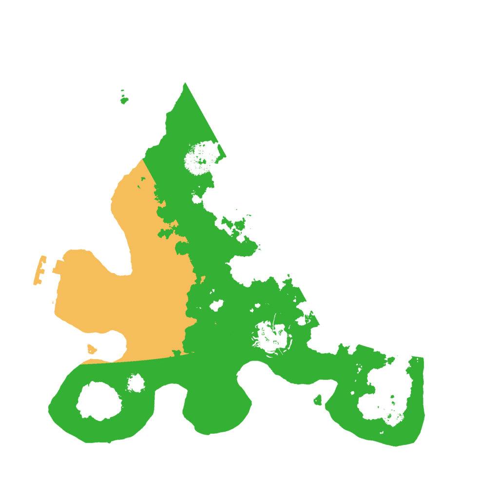 Biome Rust Map: Procedural Map, Size: 2500, Seed: 512285700