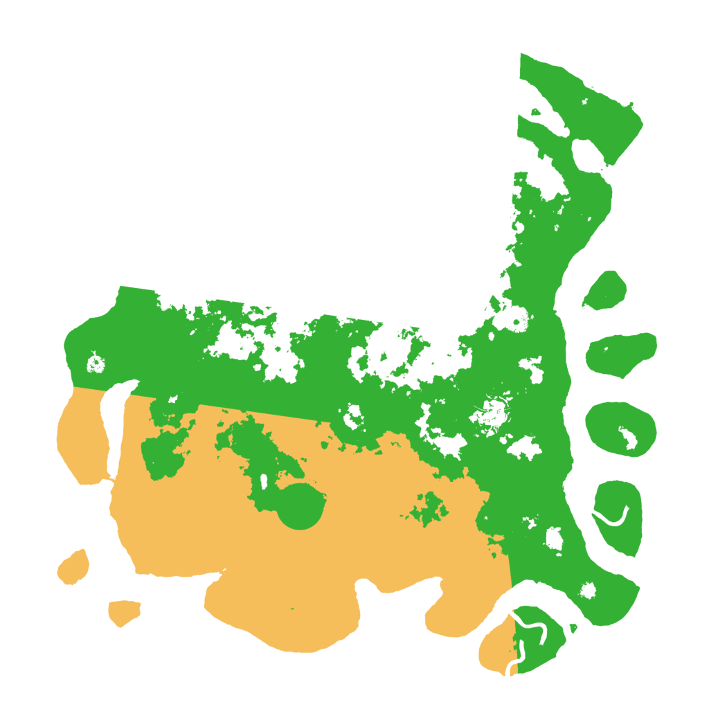 Biome Rust Map: Procedural Map, Size: 4000, Seed: 542111953