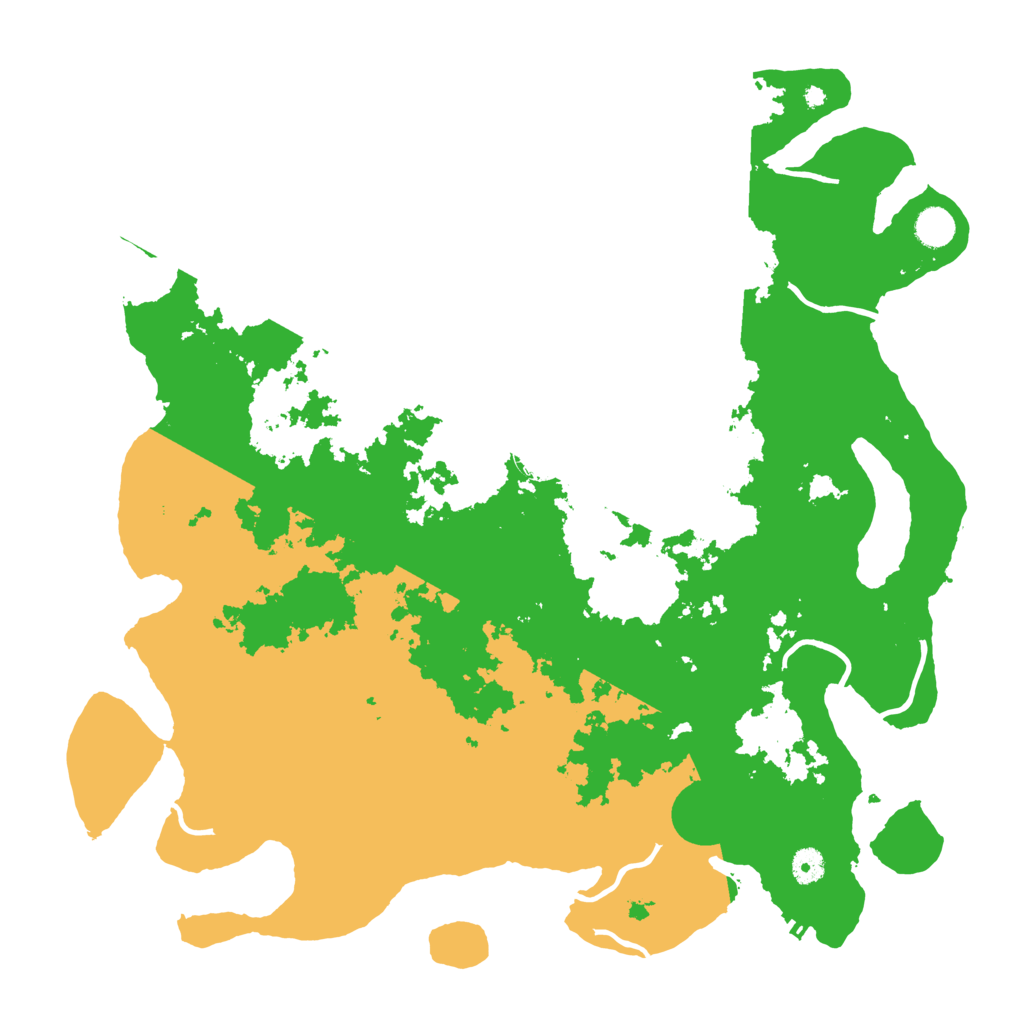 Biome Rust Map: Procedural Map, Size: 4500, Seed: 39660301