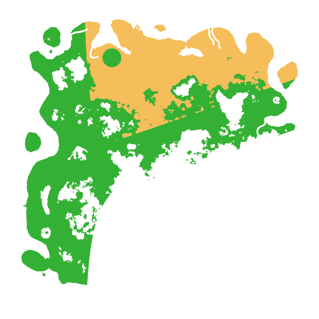 Biome Rust Map: Procedural Map, Size: 4500, Seed: 839077