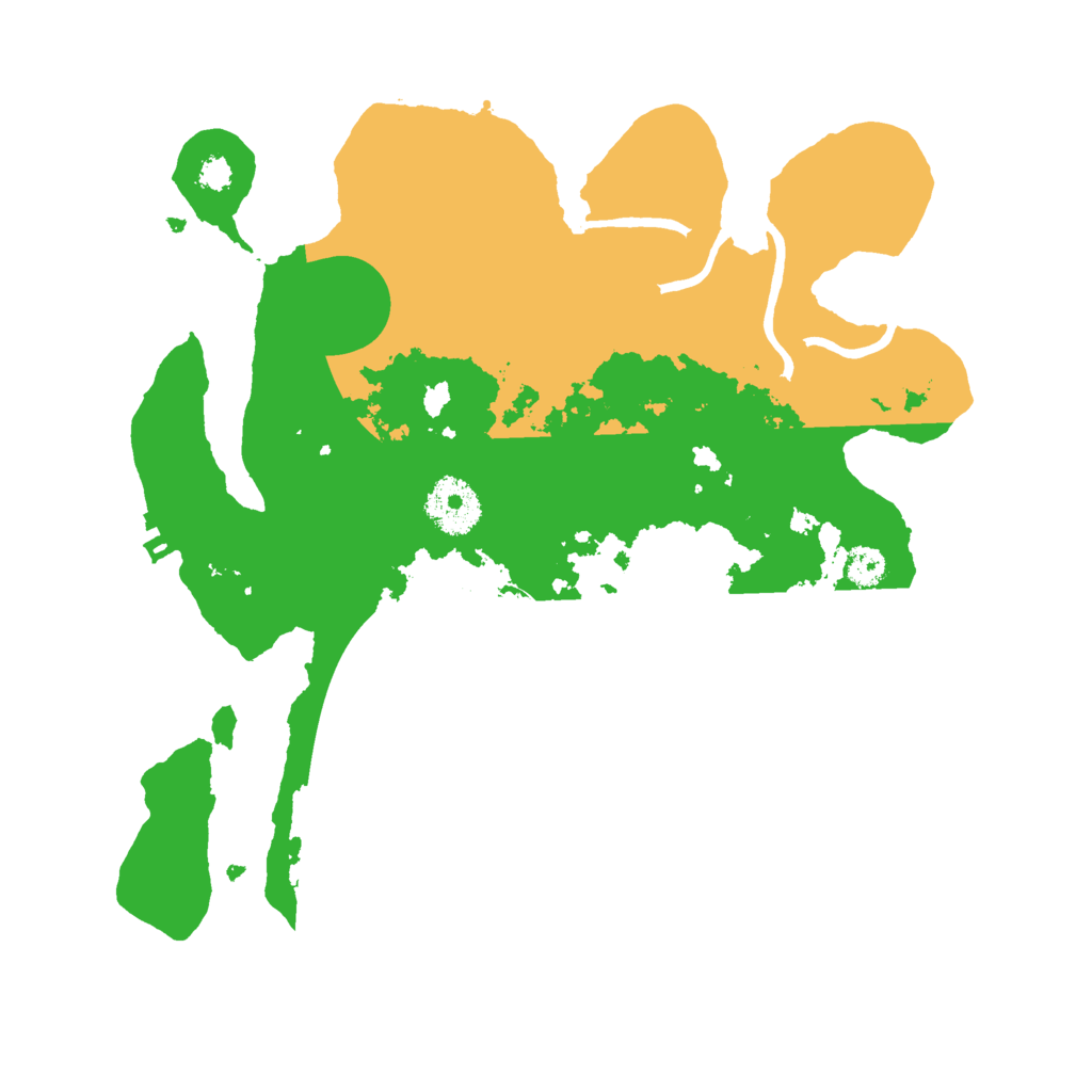 Biome Rust Map: Procedural Map, Size: 3000, Seed: 388343913