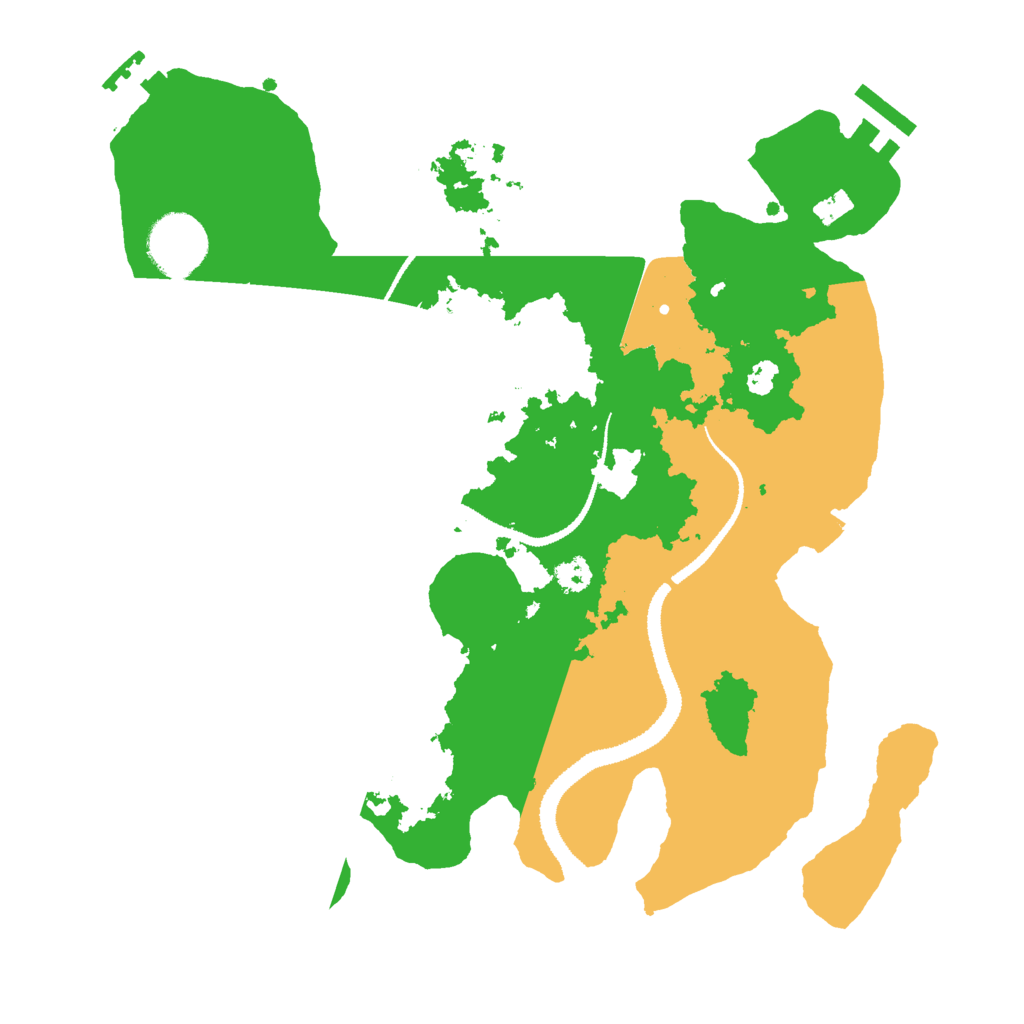 Biome Rust Map: Procedural Map, Size: 3000, Seed: 2008355473