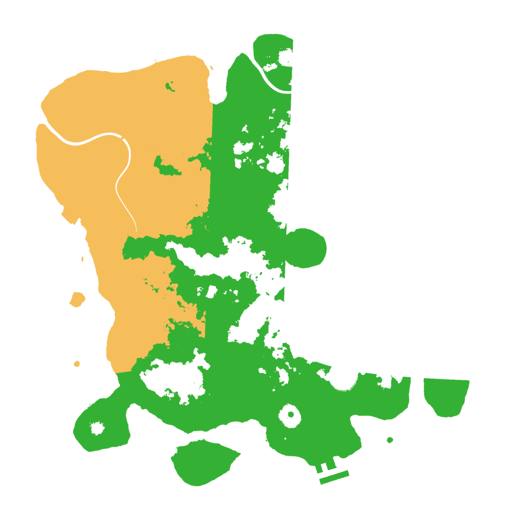 Biome Rust Map: Procedural Map, Size: 3500, Seed: 51559064