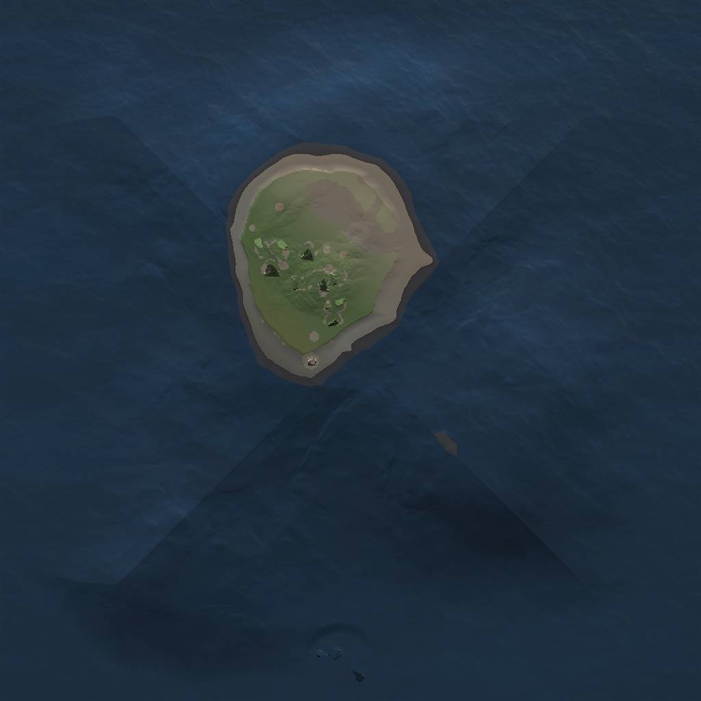 Rust Map: Procedural Map, Size: 1000, Seed: 124373607, 3 Monuments