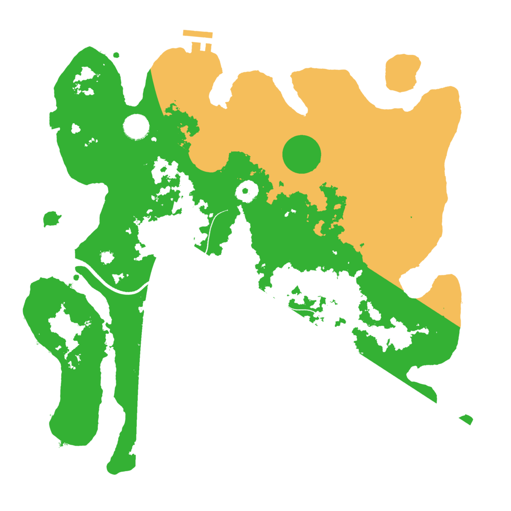 Biome Rust Map: Procedural Map, Size: 3500, Seed: 3179179