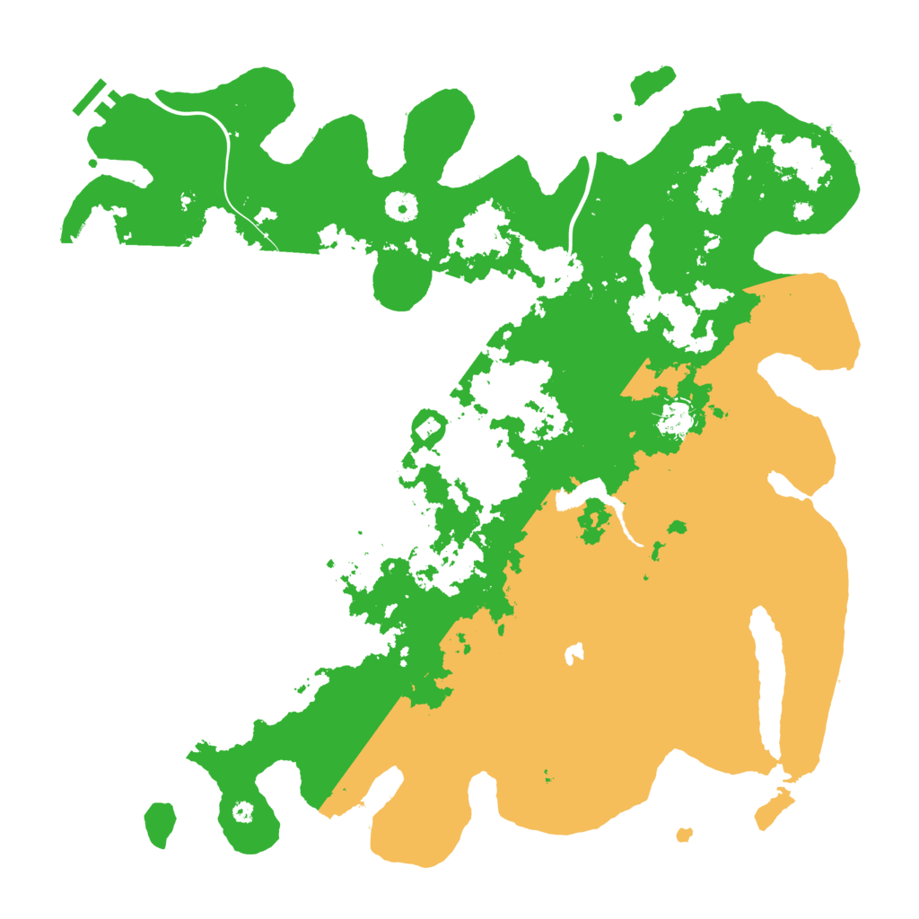 Biome Rust Map: Procedural Map, Size: 4300, Seed: 51365268