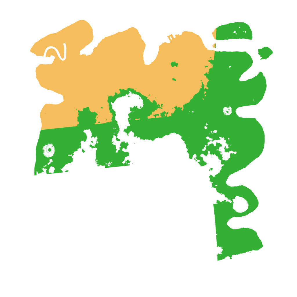 Biome Rust Map: Procedural Map, Size: 3500, Seed: 7484977