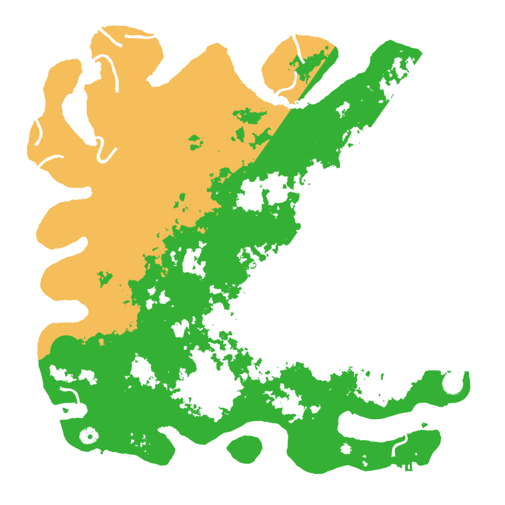 Biome Rust Map: Procedural Map, Size: 4300, Seed: 86147879