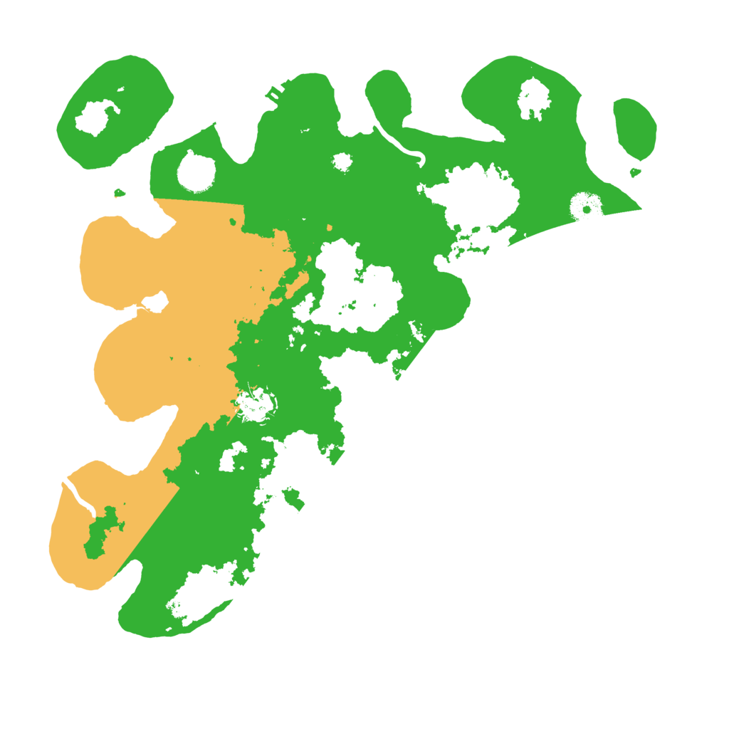 Biome Rust Map: Procedural Map, Size: 3500, Seed: 85974928