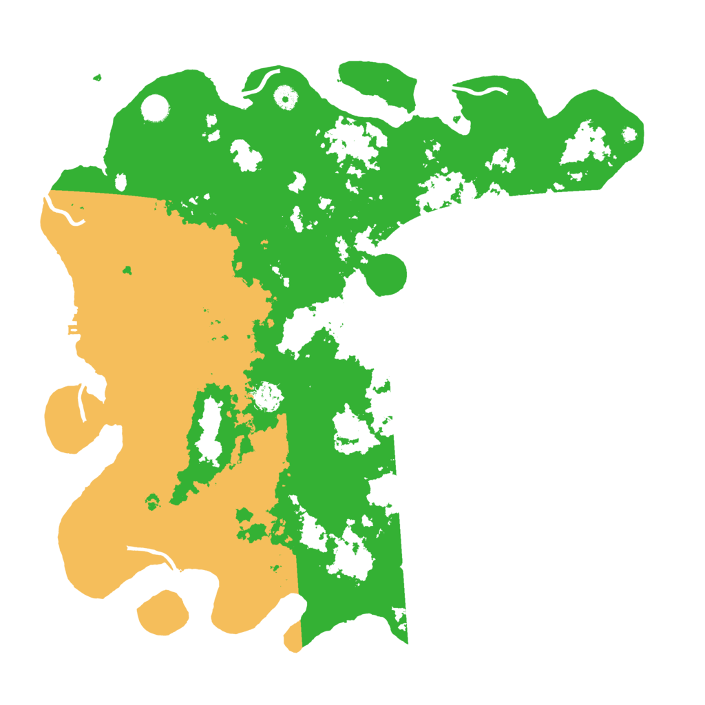 Biome Rust Map: Procedural Map, Size: 4500, Seed: 832928819