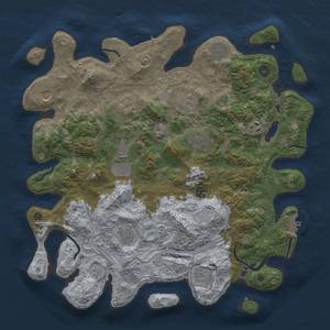 Thumbnail Rust Map: Procedural Map, Size: 4250, Seed: 605839501, 18 Monuments