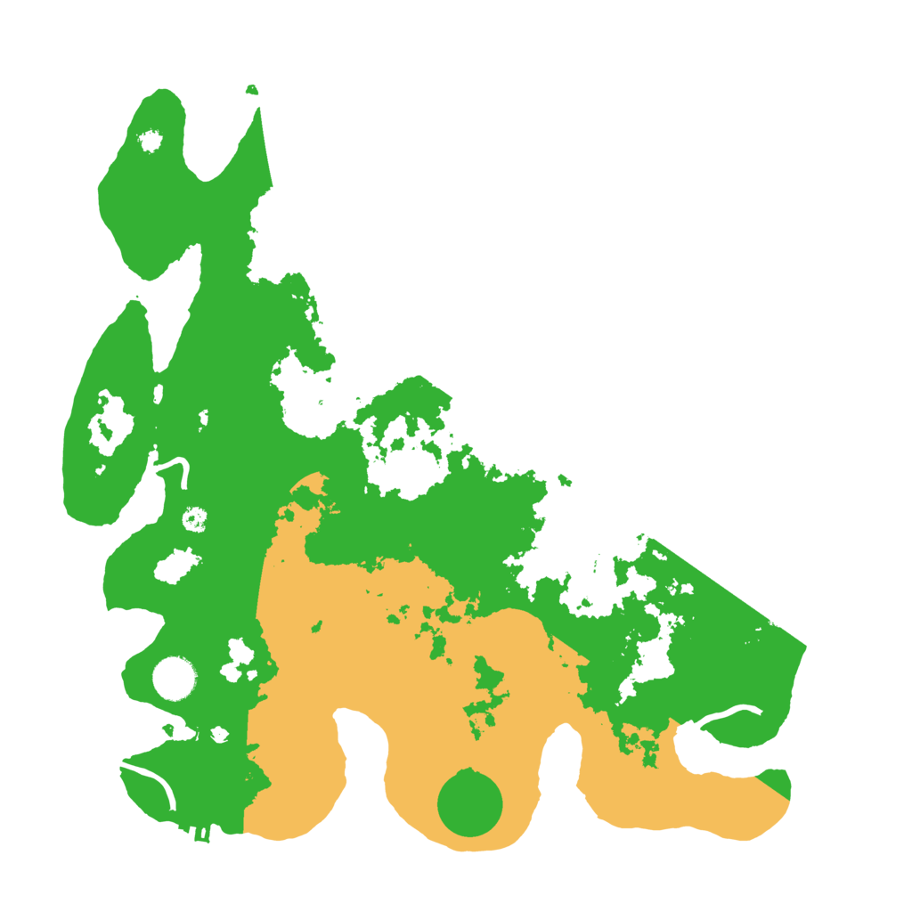 Biome Rust Map: Procedural Map, Size: 3700, Seed: 911790778