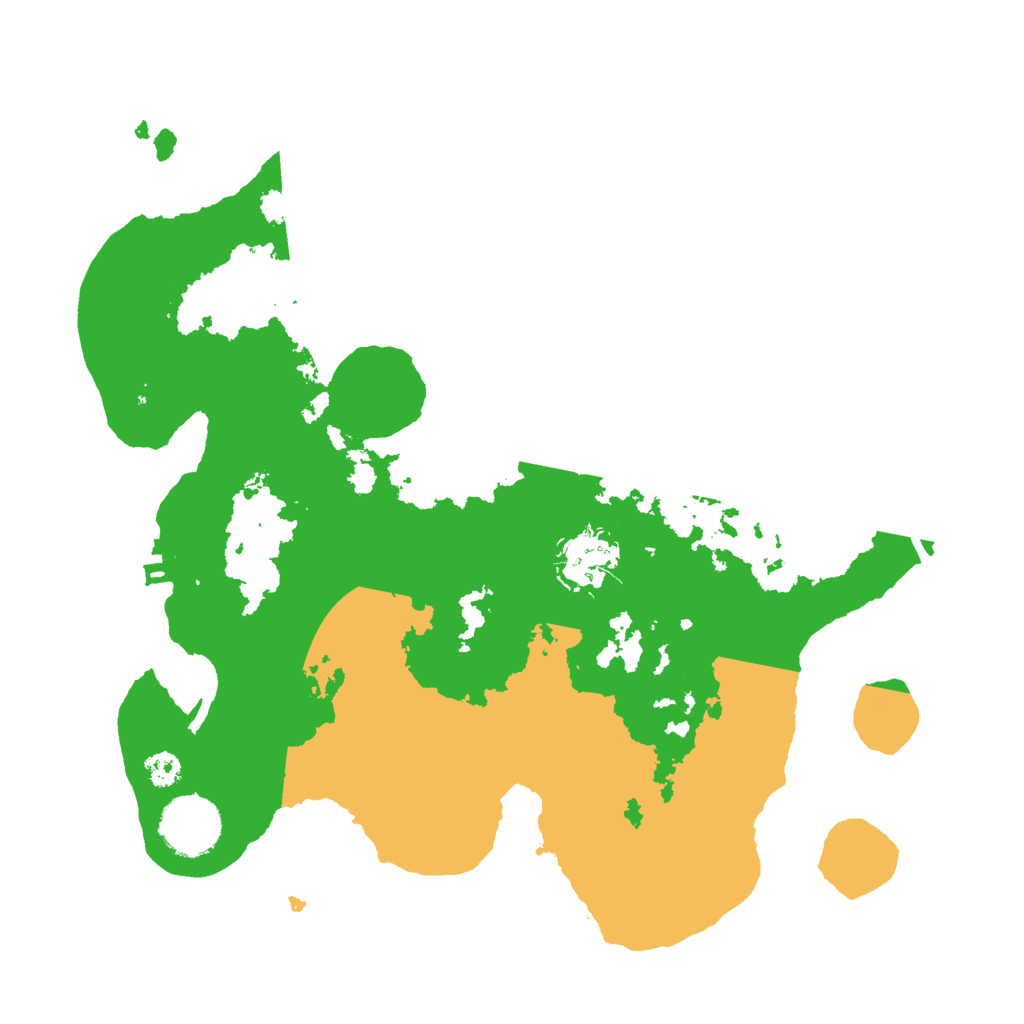 Biome Rust Map: Procedural Map, Size: 3000, Seed: 2453662