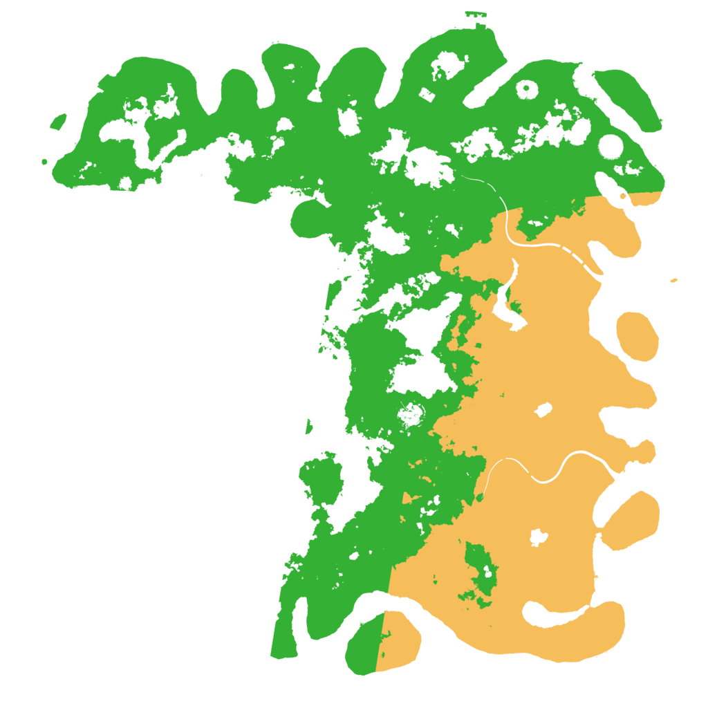 Biome Rust Map: Procedural Map, Size: 5000, Seed: 300