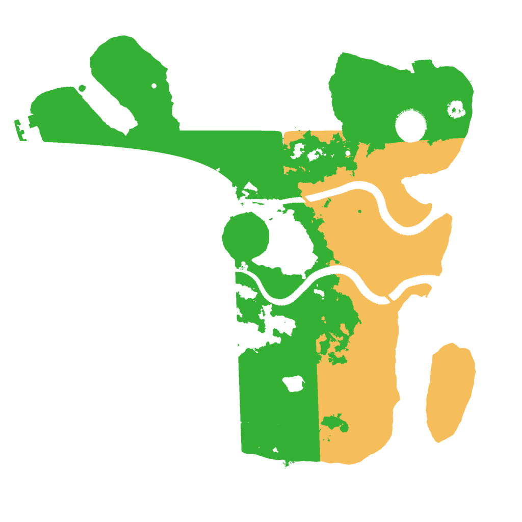 Biome Rust Map: Procedural Map, Size: 3000, Seed: 641459241