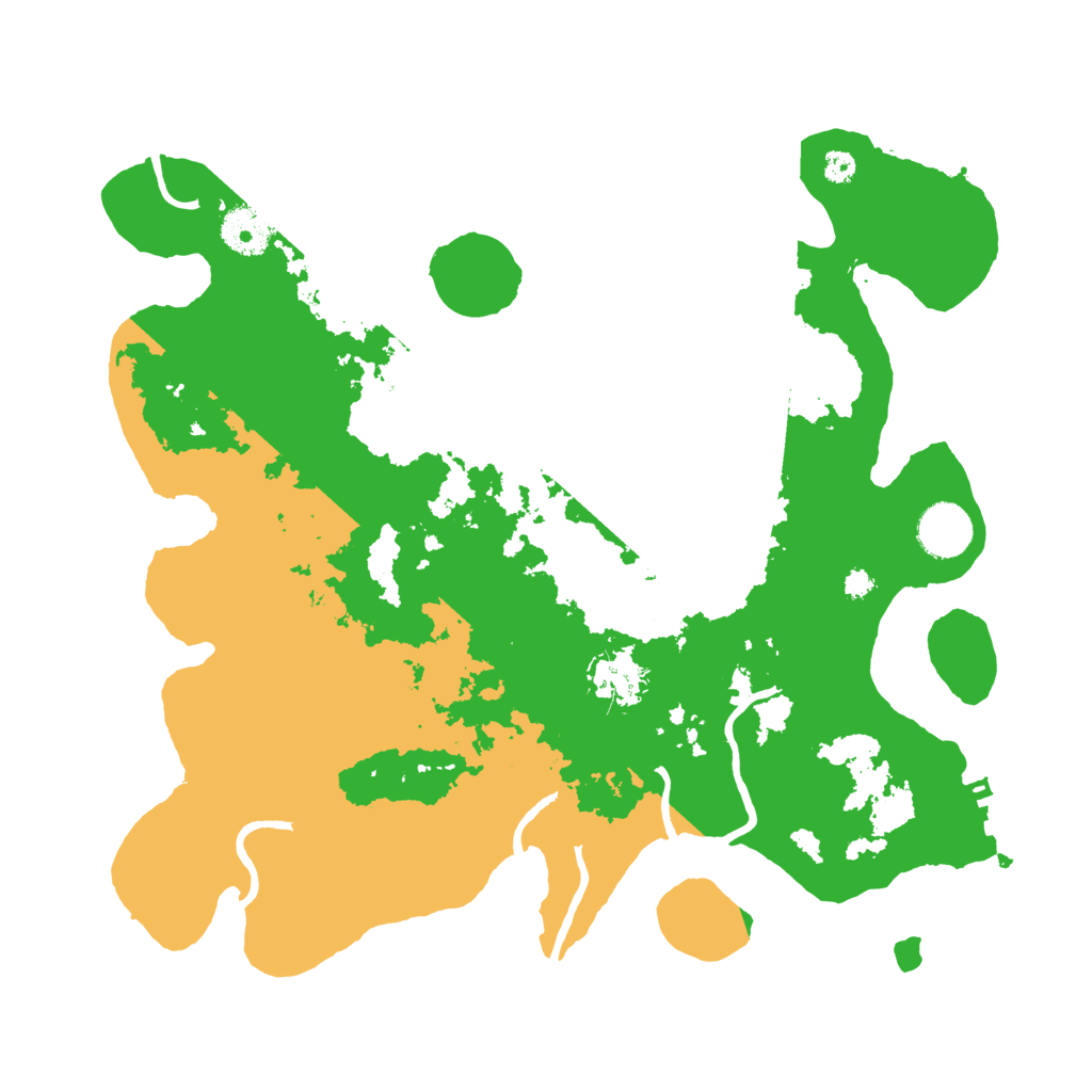 Biome Rust Map: Procedural Map, Size: 3500, Seed: 15007512