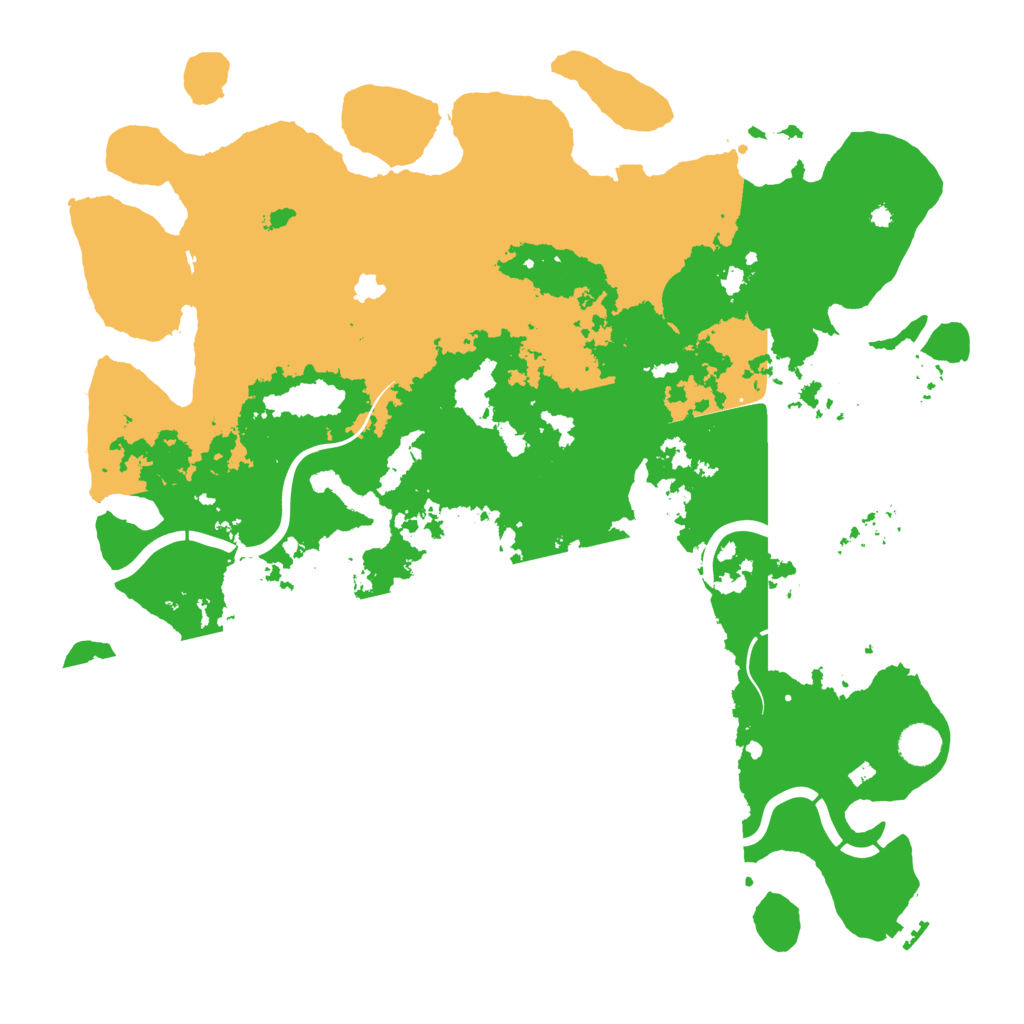 Biome Rust Map: Procedural Map, Size: 4400, Seed: 45804490