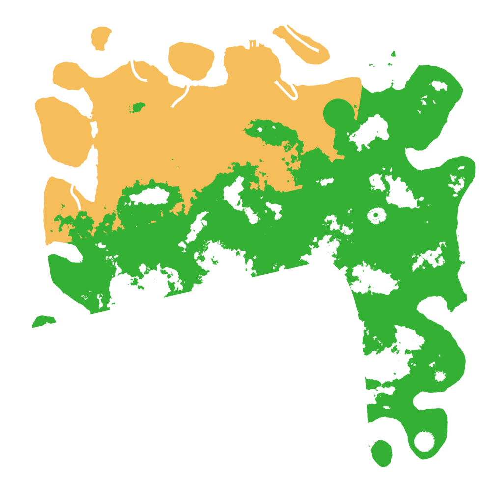 Biome Rust Map: Procedural Map, Size: 4400, Seed: 45804490