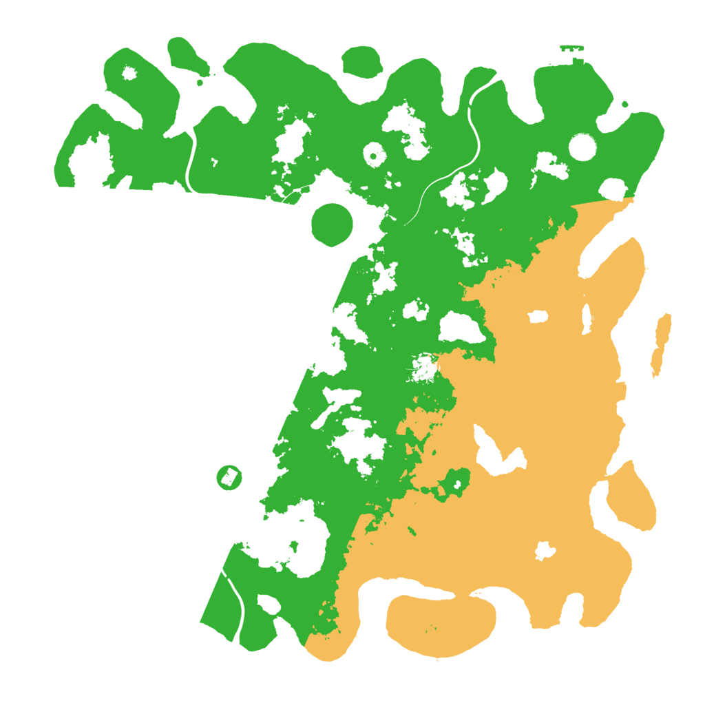 Biome Rust Map: Procedural Map, Size: 4500, Seed: 503615974