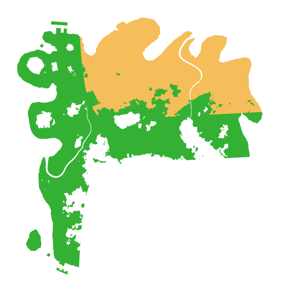 Biome Rust Map: Procedural Map, Size: 3650, Seed: 14796030