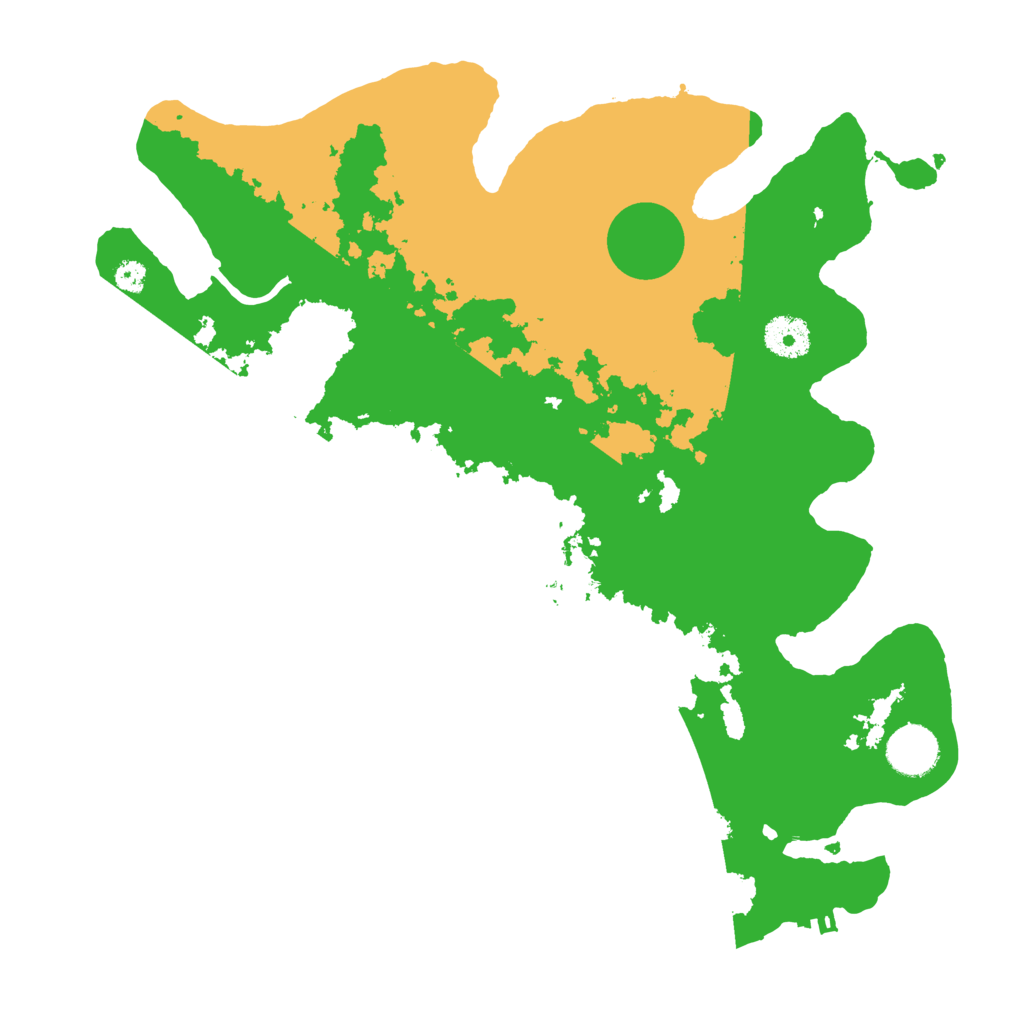Biome Rust Map: Procedural Map, Size: 3500, Seed: 59166075
