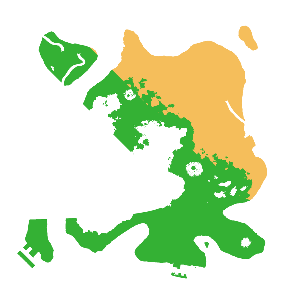 Biome Rust Map: Procedural Map, Size: 2850, Seed: 854132245
