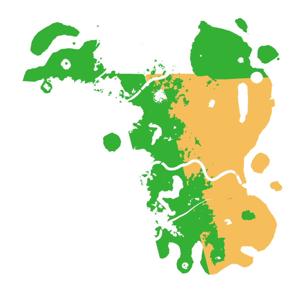 Biome Rust Map: Procedural Map, Size: 4500, Seed: 1633453721