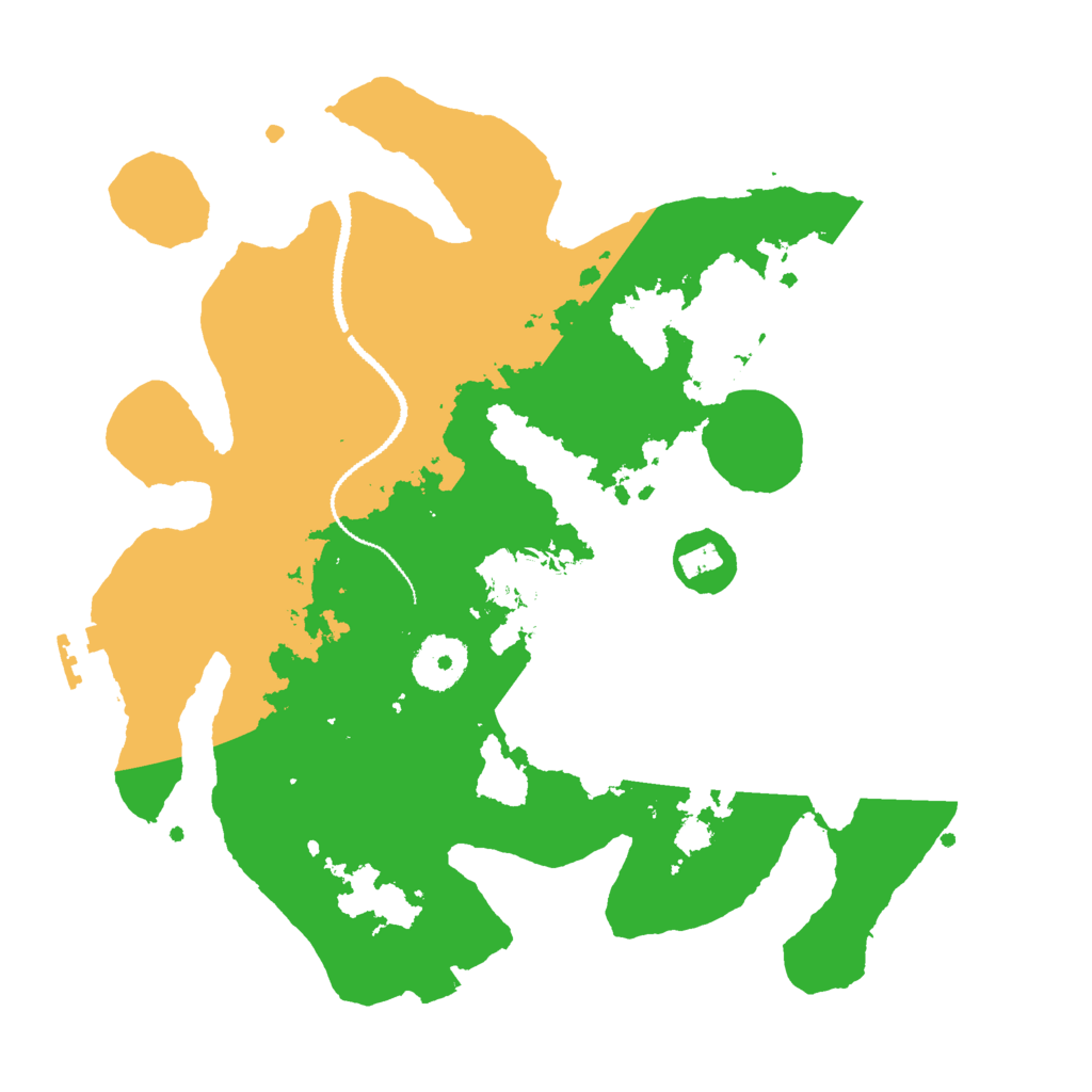 Biome Rust Map: Procedural Map, Size: 3000, Seed: 6846997