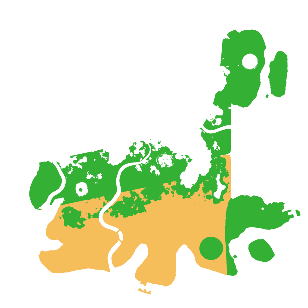 Biome Rust Map: Procedural Map, Size: 3500, Seed: 1538914