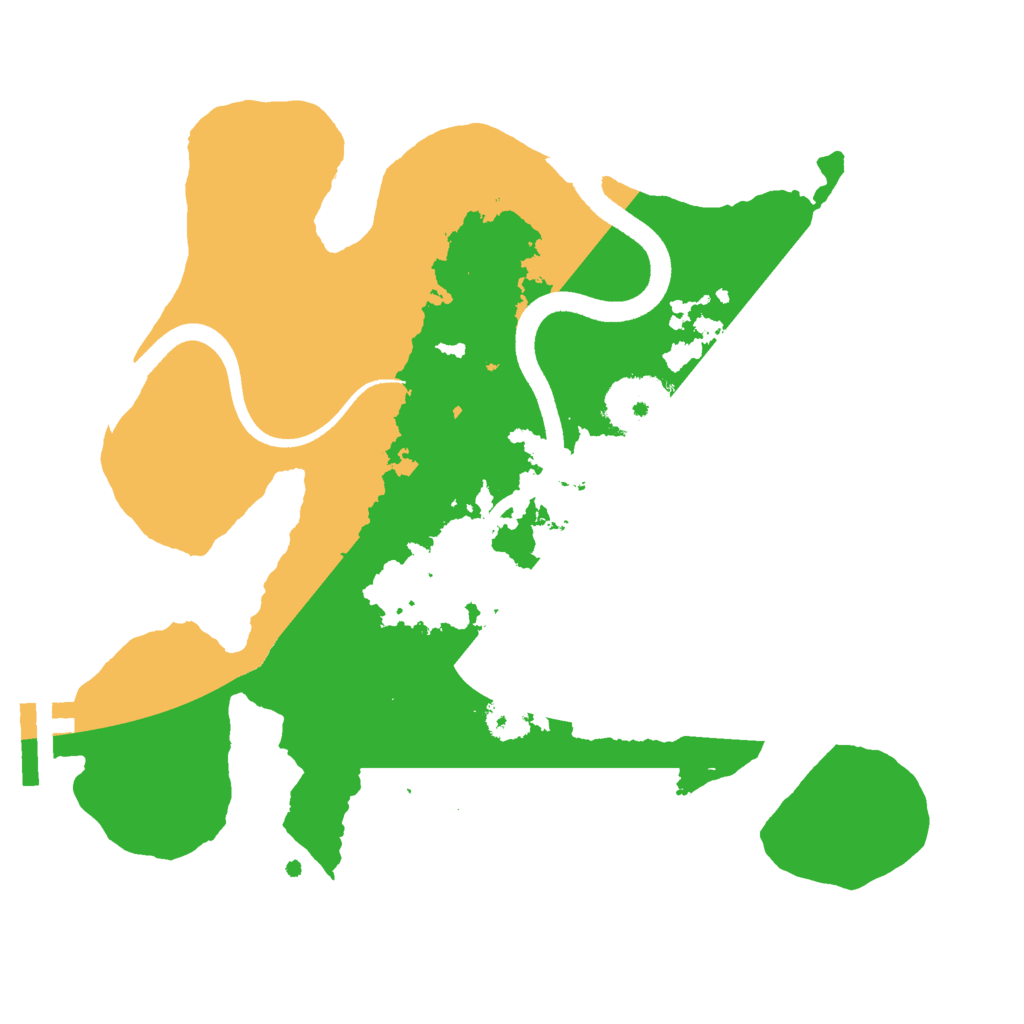 Biome Rust Map: Procedural Map, Size: 2500, Seed: 137473