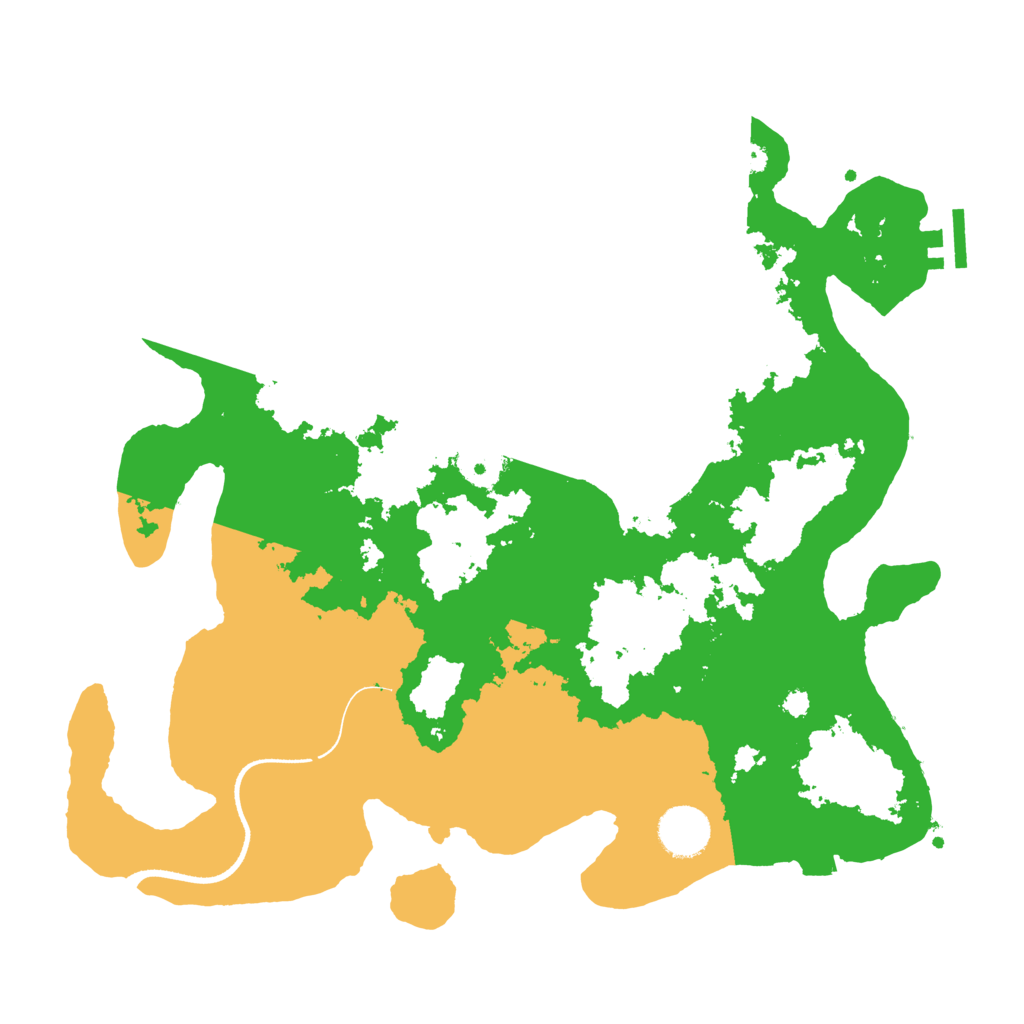 Biome Rust Map: Procedural Map, Size: 3500, Seed: 724087623