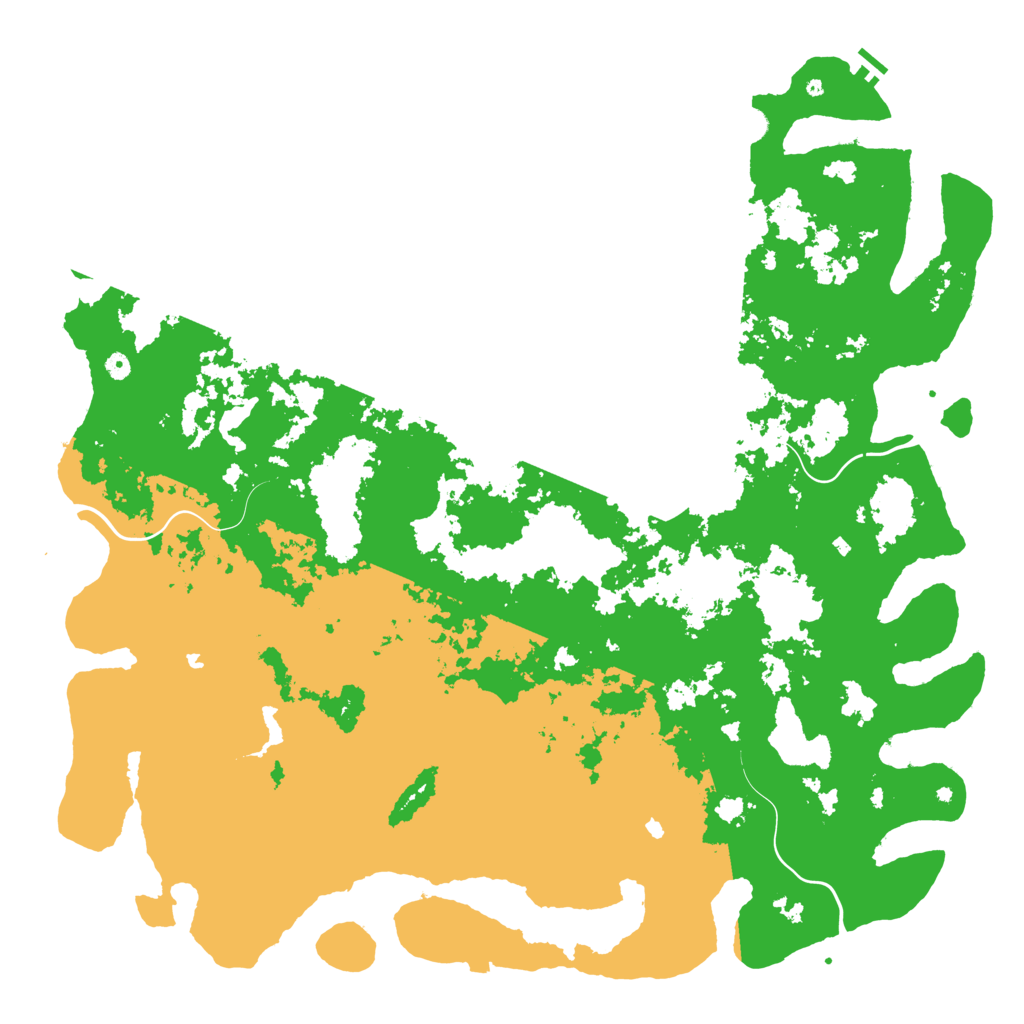Biome Rust Map: Procedural Map, Size: 6000, Seed: 867530923