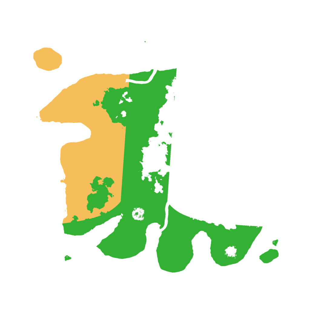 Biome Rust Map: Procedural Map, Size: 2500, Seed: 13337