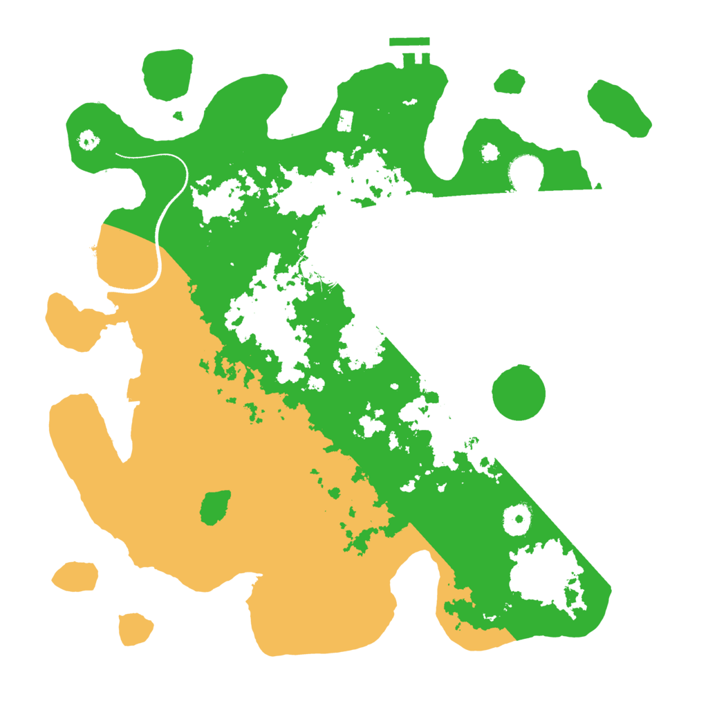 Biome Rust Map: Procedural Map, Size: 3550, Seed: 1461349214