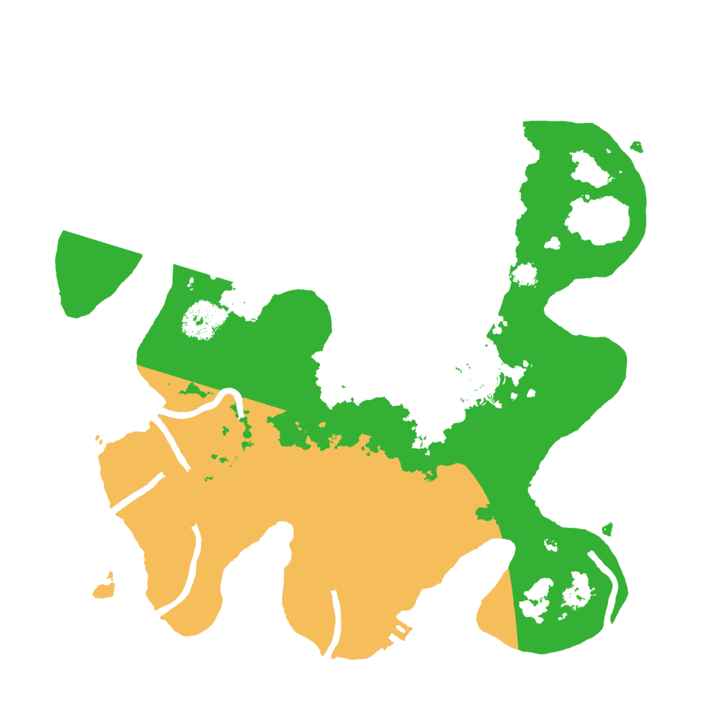 Biome Rust Map: Procedural Map, Size: 2800, Seed: 870015306