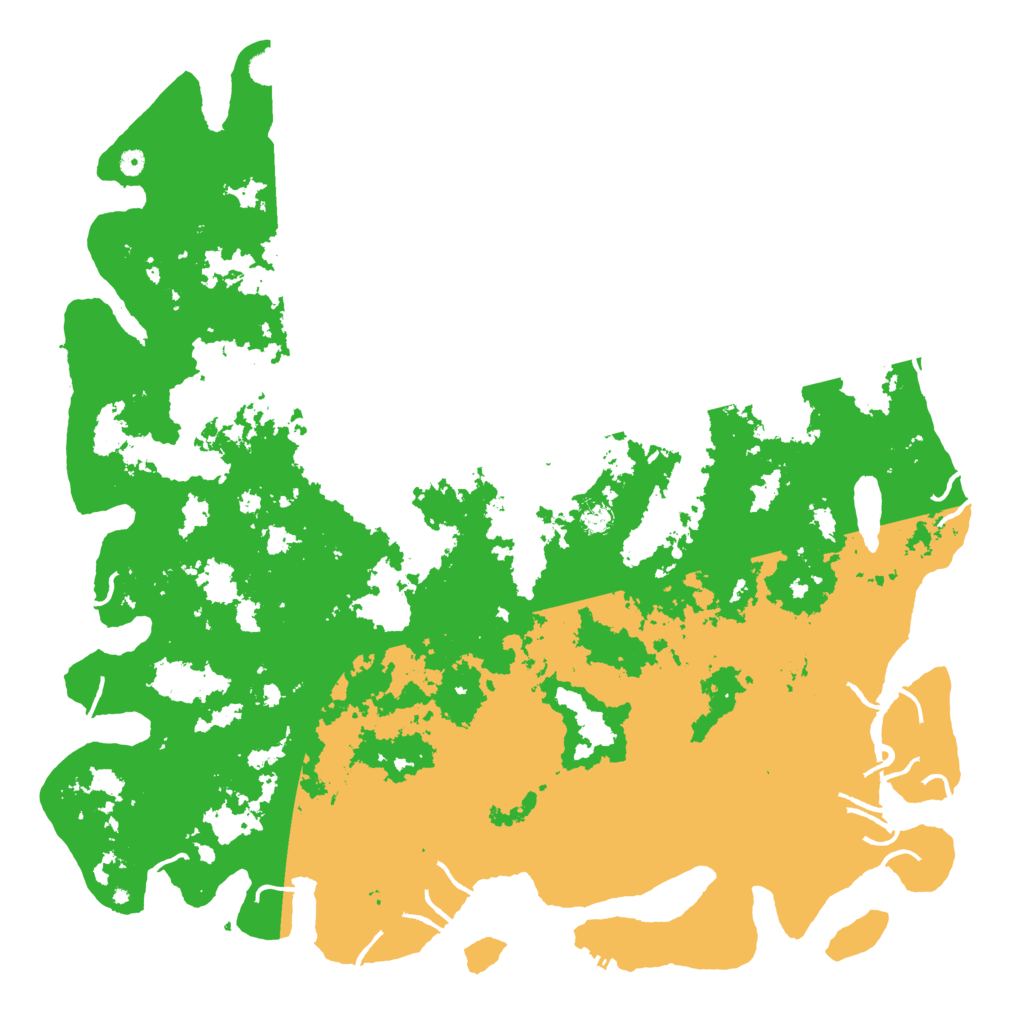 Biome Rust Map: Procedural Map, Size: 6000, Seed: 11920