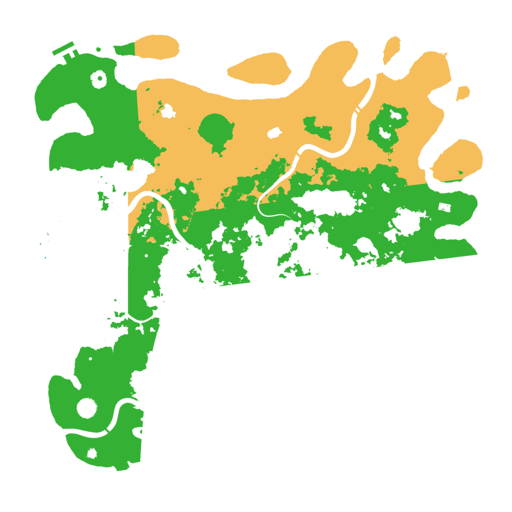 Biome Rust Map: Procedural Map, Size: 4500, Seed: 1005501582