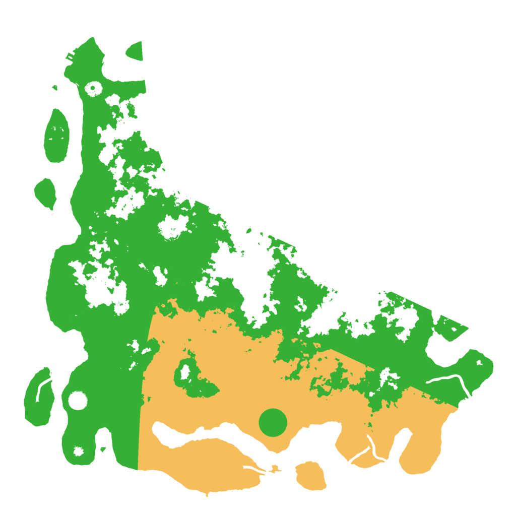 Biome Rust Map: Procedural Map, Size: 4800, Seed: 617571121