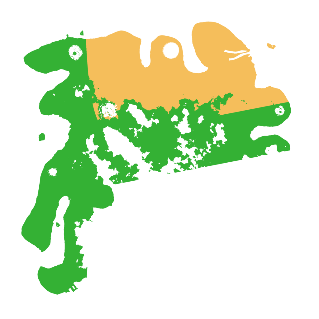 Biome Rust Map: Procedural Map, Size: 3500, Seed: 7783